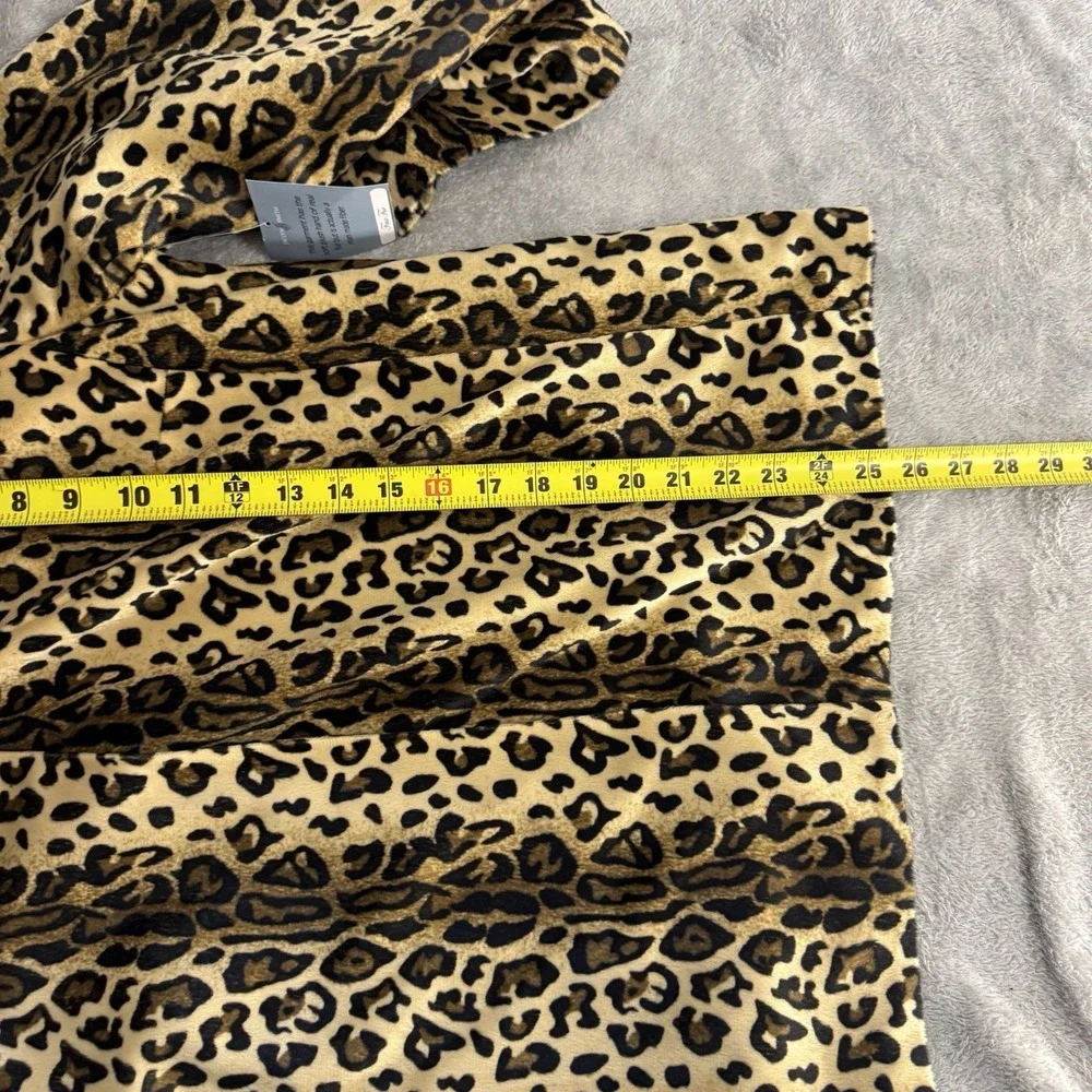 Vintage‎ Jaclyn Smith Leopard Print Woman's XL Swing Jacket NWT Deadstock 90's